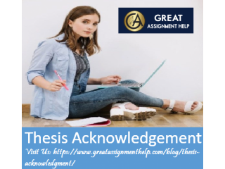 How to write a PhD Thesis Acknowledgement