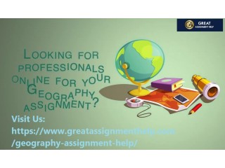 Best Geography Assignment Help with Homework in USA