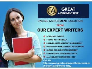 Great Psychology Assignment Help in the USA