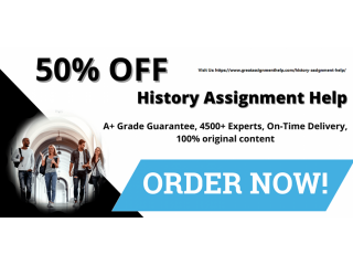 History Assignment Help Online Expert Writers in USA
