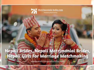 Nepali Brides, Nepali Matrimonial Brides, Nepali Girls For Marriage Matchmaking