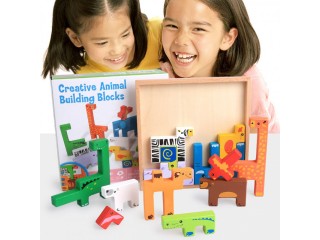 Creative kindergarten building blocks children 1-2 years old 3-6 baby girl boy baby early education wooden educational toys