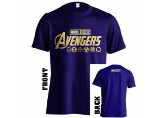 Avengers Endgame Marvel Studios Logo T-Shirt Parody TShirt 100% Cotton Tops Tees