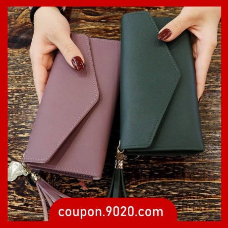 womens-wallet-long-paragraph-pure-three-fold-mobile-phone-bag-wallet-soft-leather-tassel-wallet-big-0