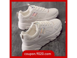 Women's Sneakers Daddy Shoes Student White Shoes Running Shoes